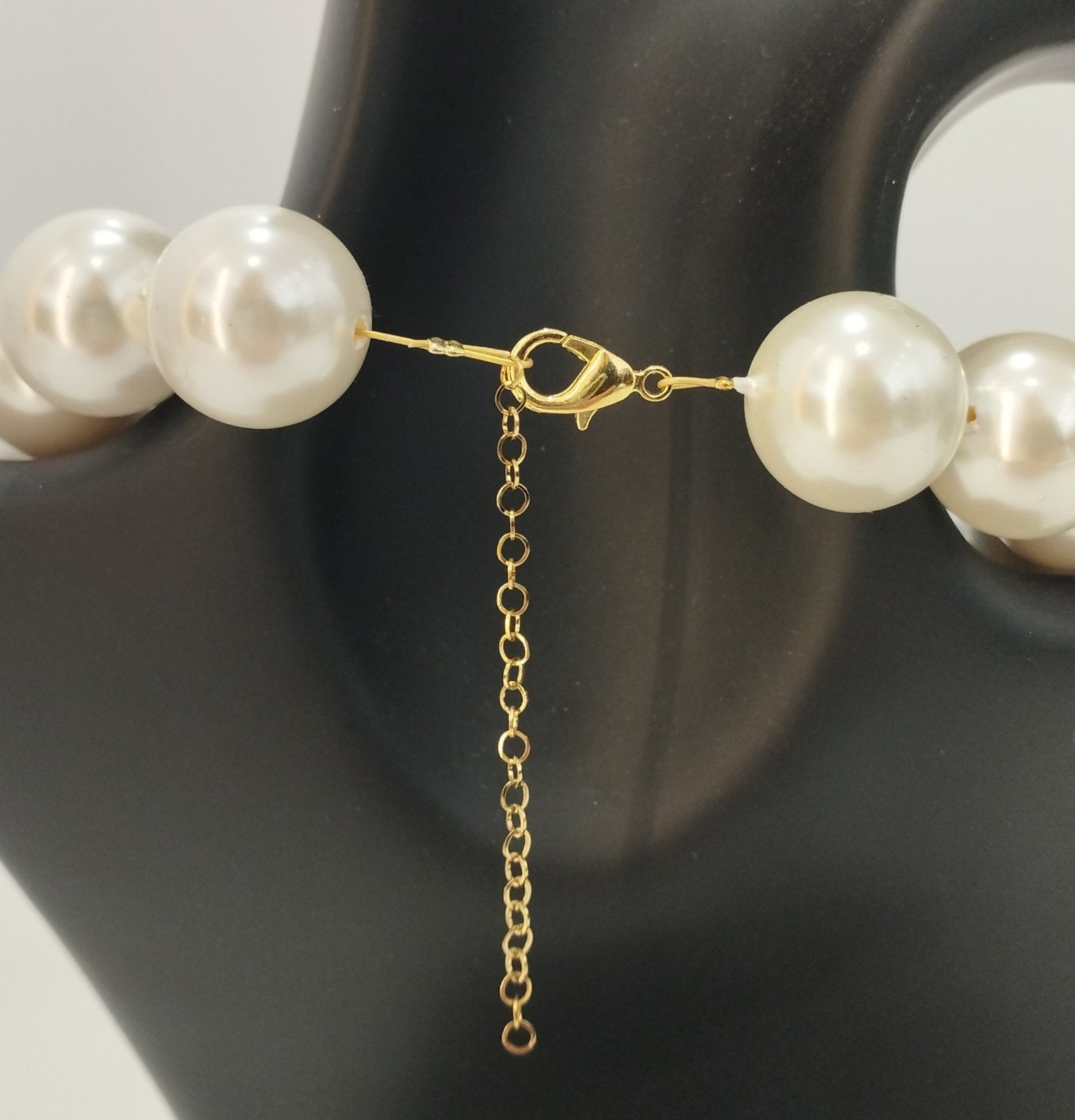 Κολιέ με Λαμπερές Άσπρες Πέρλες | White Shiny Pearls Necklace