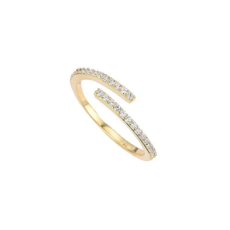 Γυναικείο Ατσάλινο Δαχτυλίδι Με Στρας | Woman’s Steel Ring with Rhinestones