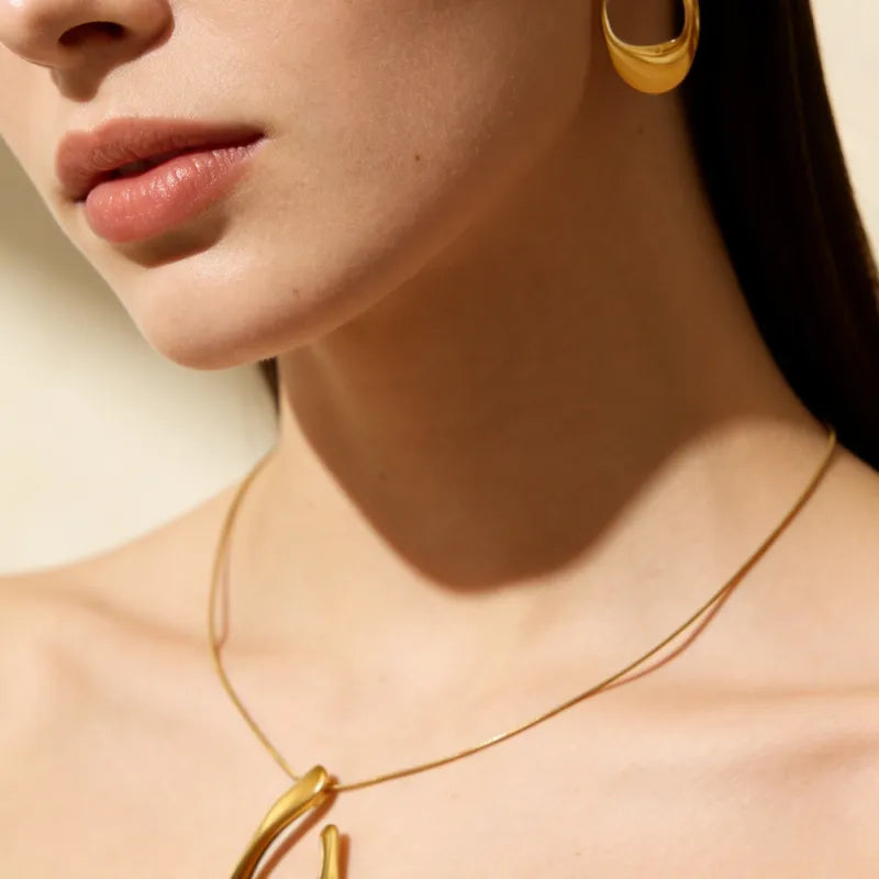 Γυναικείο Σετ Κολιέ-Σκουλαρίκια