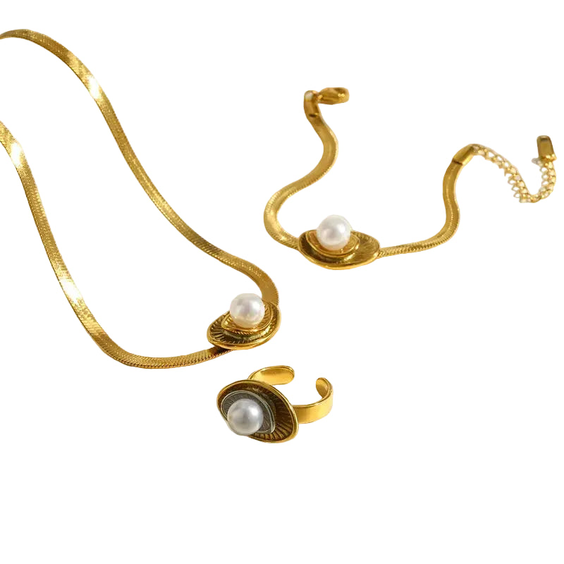 Γυναικείο σετ κοσμημάτων με πέρλα