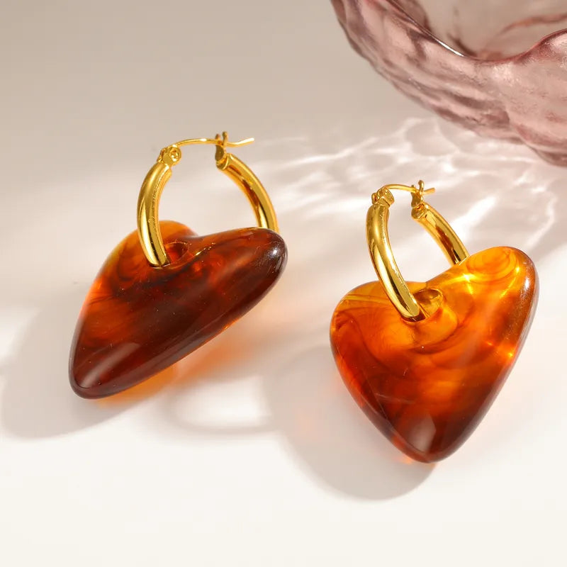 Γυναικεία Σκουλαρίκια σε σχήμα καρδιάς