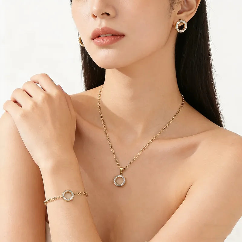 Γυναικείο Σετ Κολιέ-Βραχιόλι-Σκουλαρίκια