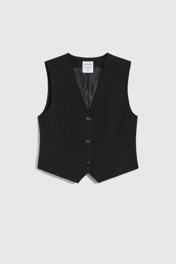 Γιλέκο Γυναικείο Κλασικό Minimal Black | Women's Vest Classic Minimal Black