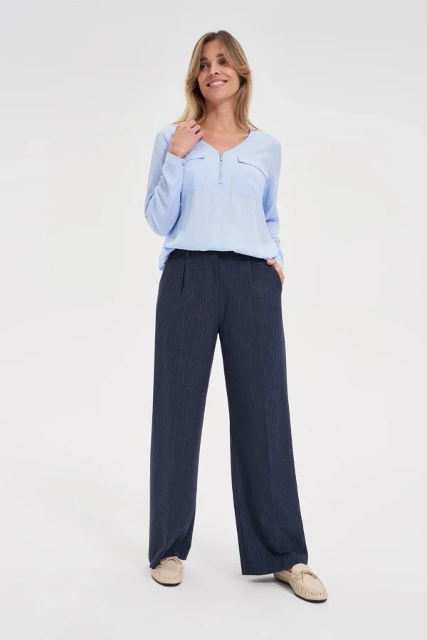 Παντελόνι Γυναικείο Κλασικό Κομψό Navy | Women's Classic Elegant Pants Navy