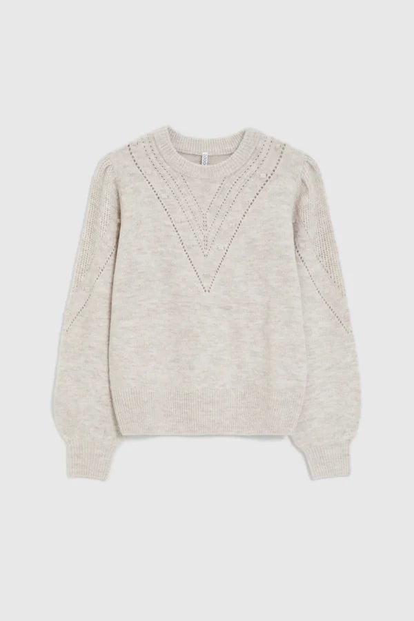Πουλόβερ Γυναικείο Μπεζ Mel | Women's Beige Mel Sweater