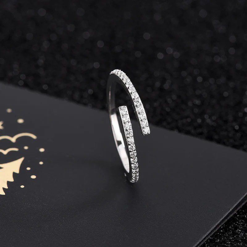 Γυναικείο Ατσάλινο Δαχτυλίδι Με Στρας | Woman’s Steel Ring with Rhinestones