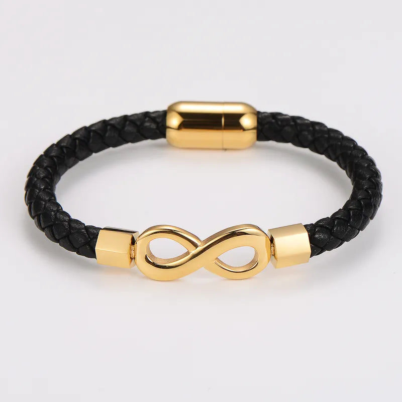 Ανδρικό Δερμάτινο Βραχιόλι