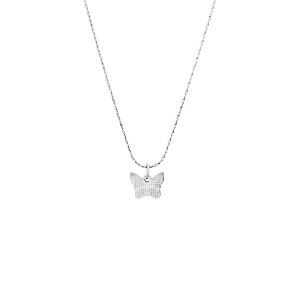 Γυναικείο Ατσάλινο Κολιέ Με Πεταλούδα – Women’s Steel Butterfly Necklace