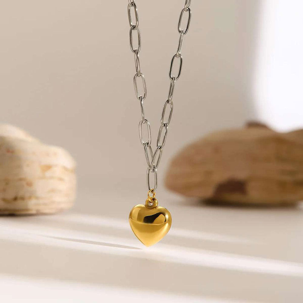 Γυναικείο Ατσάλινο Κολιέ Καρδιά – Women’s Steel Necklace
