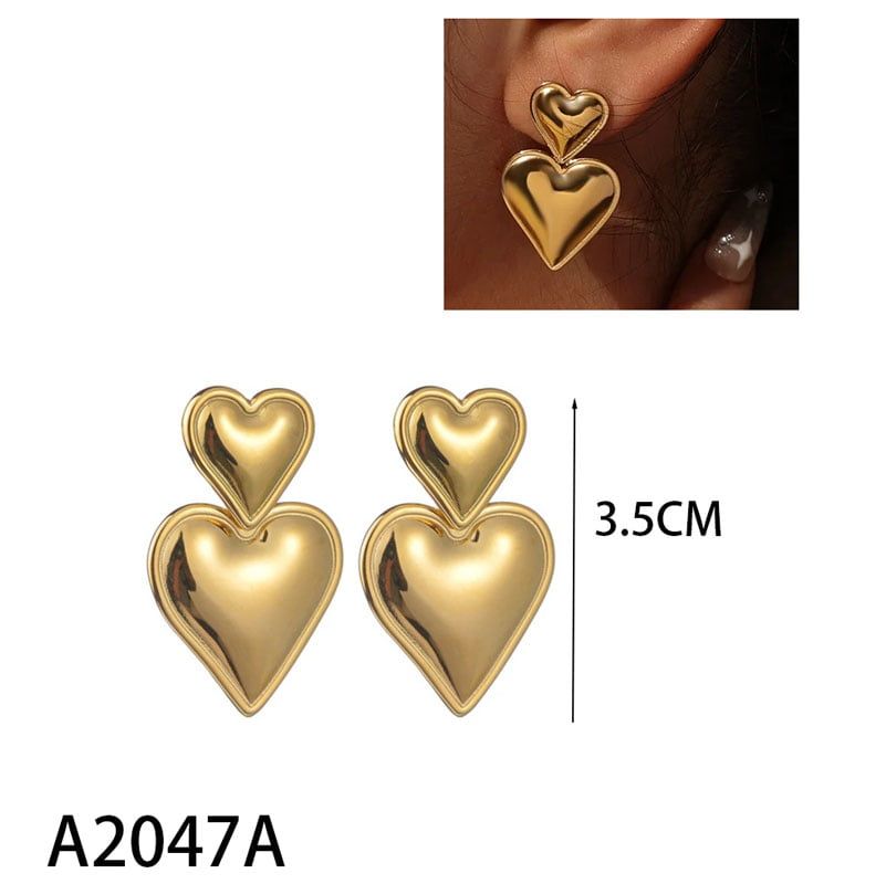 Γυναικεία Ατσάλινα Σκουλαρίκια Κρεμαστά | Women's Steel Dangle Earrings