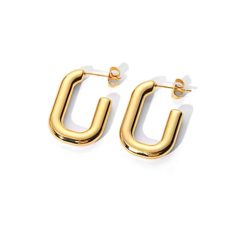 Γυναικεία Ατσάλινα Σκουλαρίκια Κρίκοι | Women’s Hoop Steel Earrings