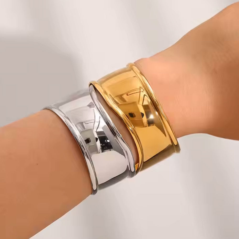 Γυναικείο Ατσάλινο Βραχιόλι Χειροπέδα -Women’s Steel Handcuff Bracelet