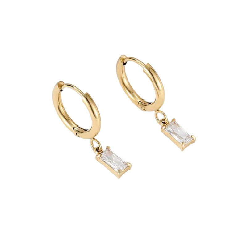 Γυναικεία Ατσάλινα Σκουλαρίκια Κρεμαστά  |Women’s Steel Dangle Earrings