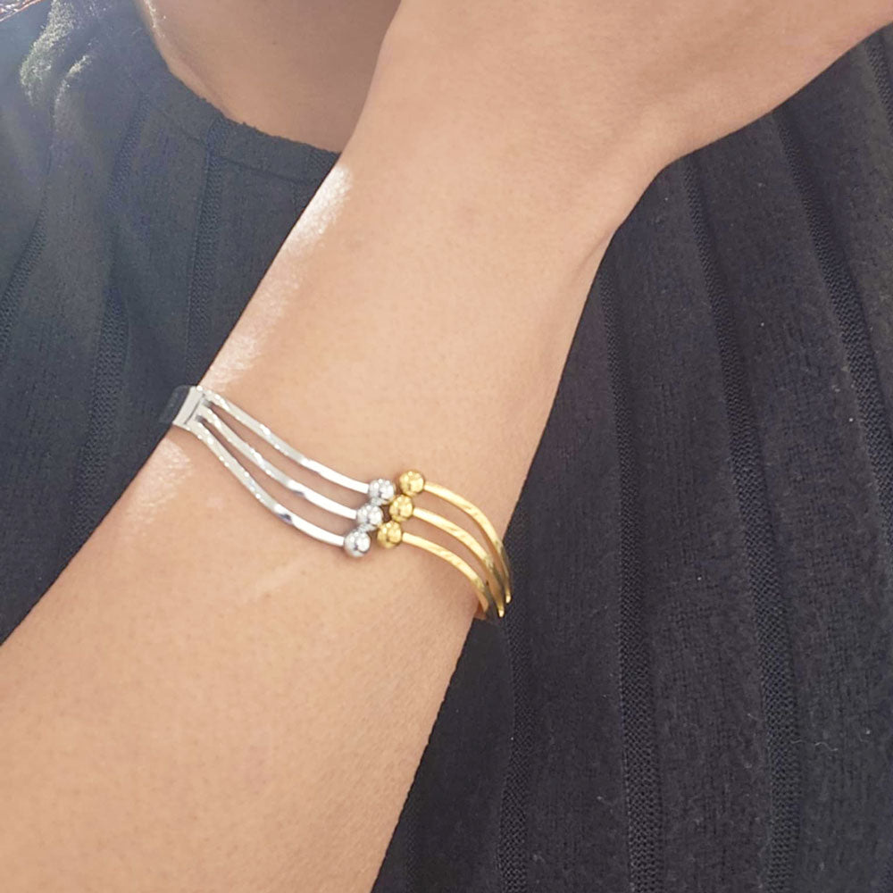 Γυναικεία Ατσάλινη Χειροπέδα Δίχρωμη – Women’s Steel Handcuffs Two-Tone