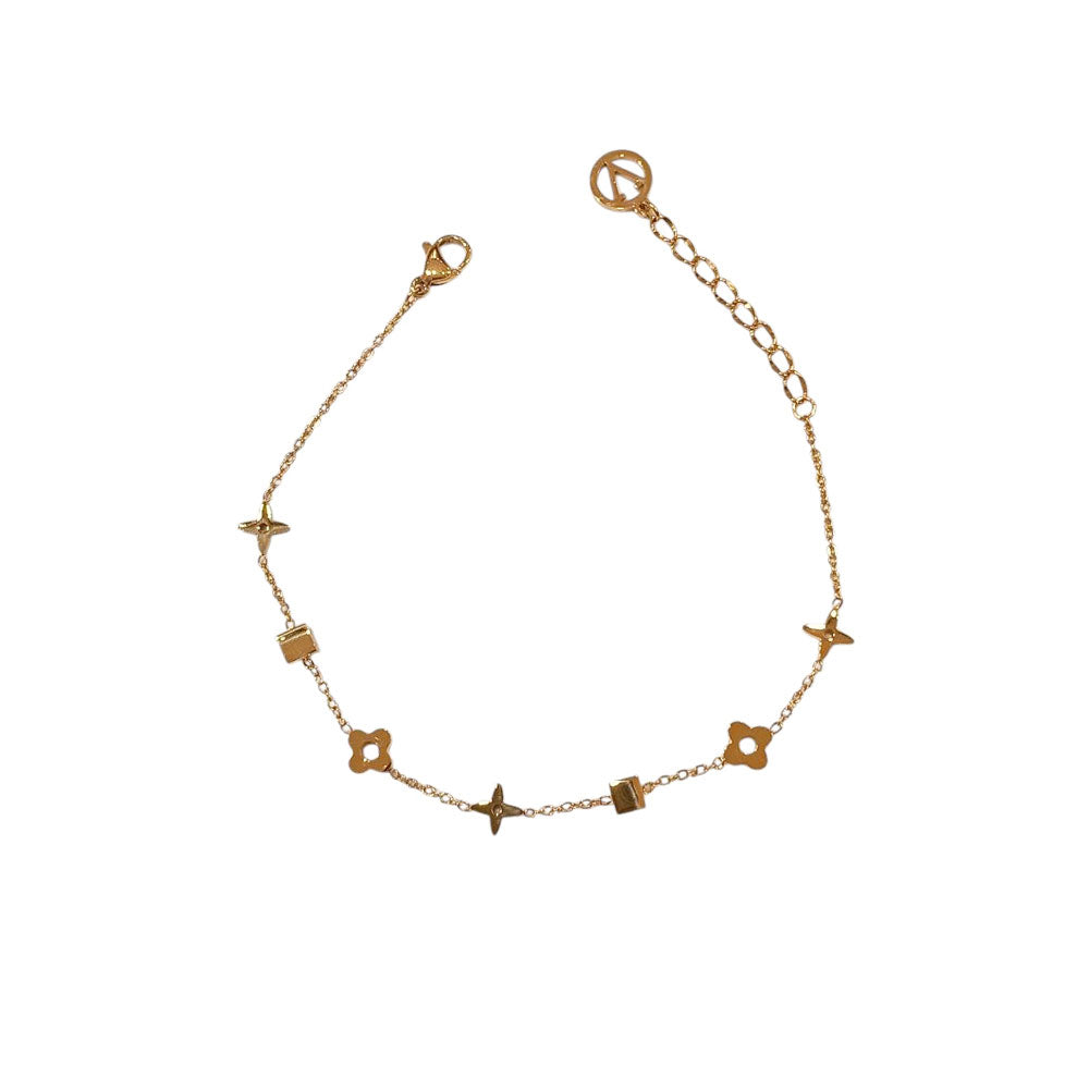 Βραχιόλι Ανοξείδωτο Ατσάλι με Γεωμετρικά Στοιχεία – Stainless Steel Bracelet with Geometric Elements