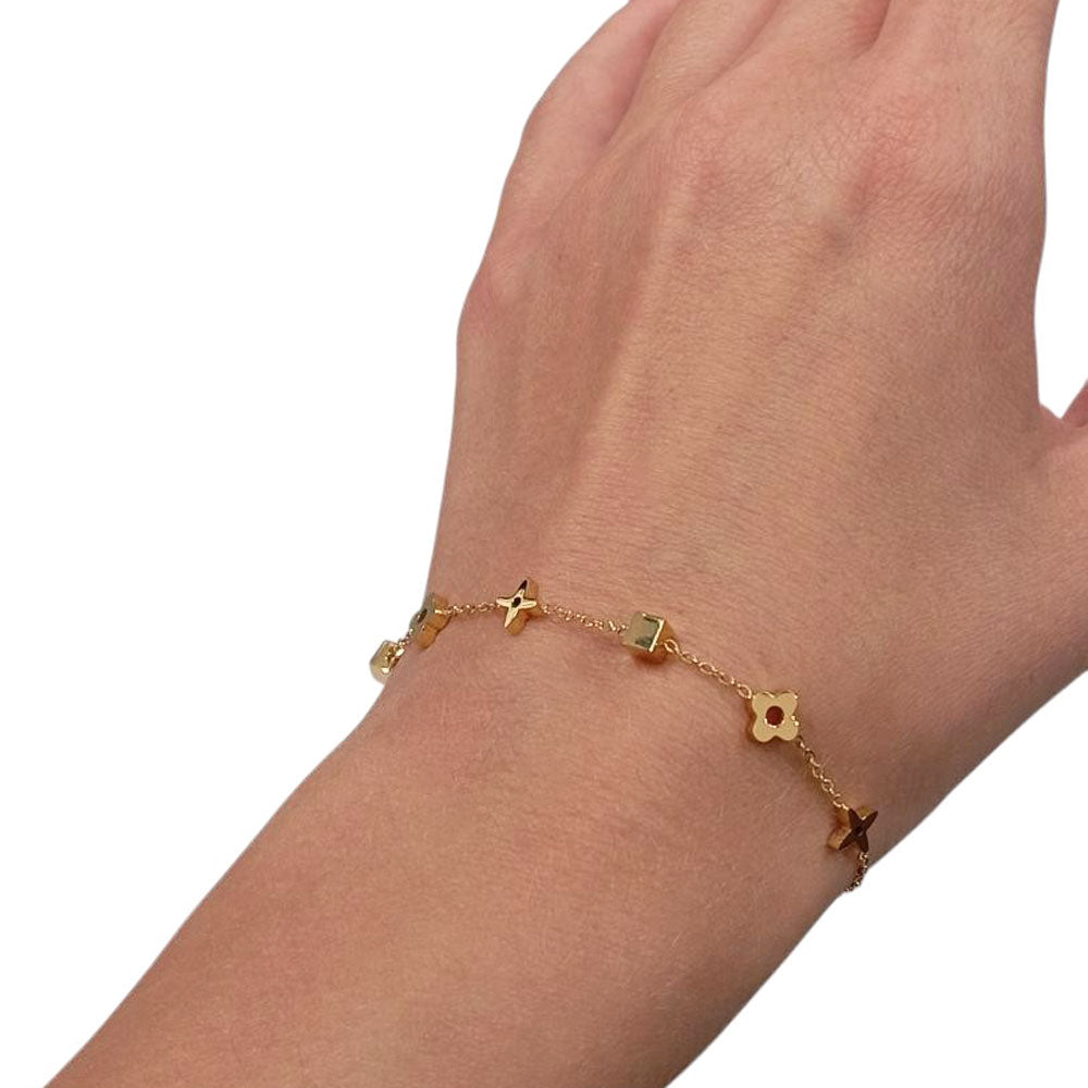 Βραχιόλι Ανοξείδωτο Ατσάλι με Γεωμετρικά Στοιχεία – Stainless Steel Bracelet with Geometric Elements