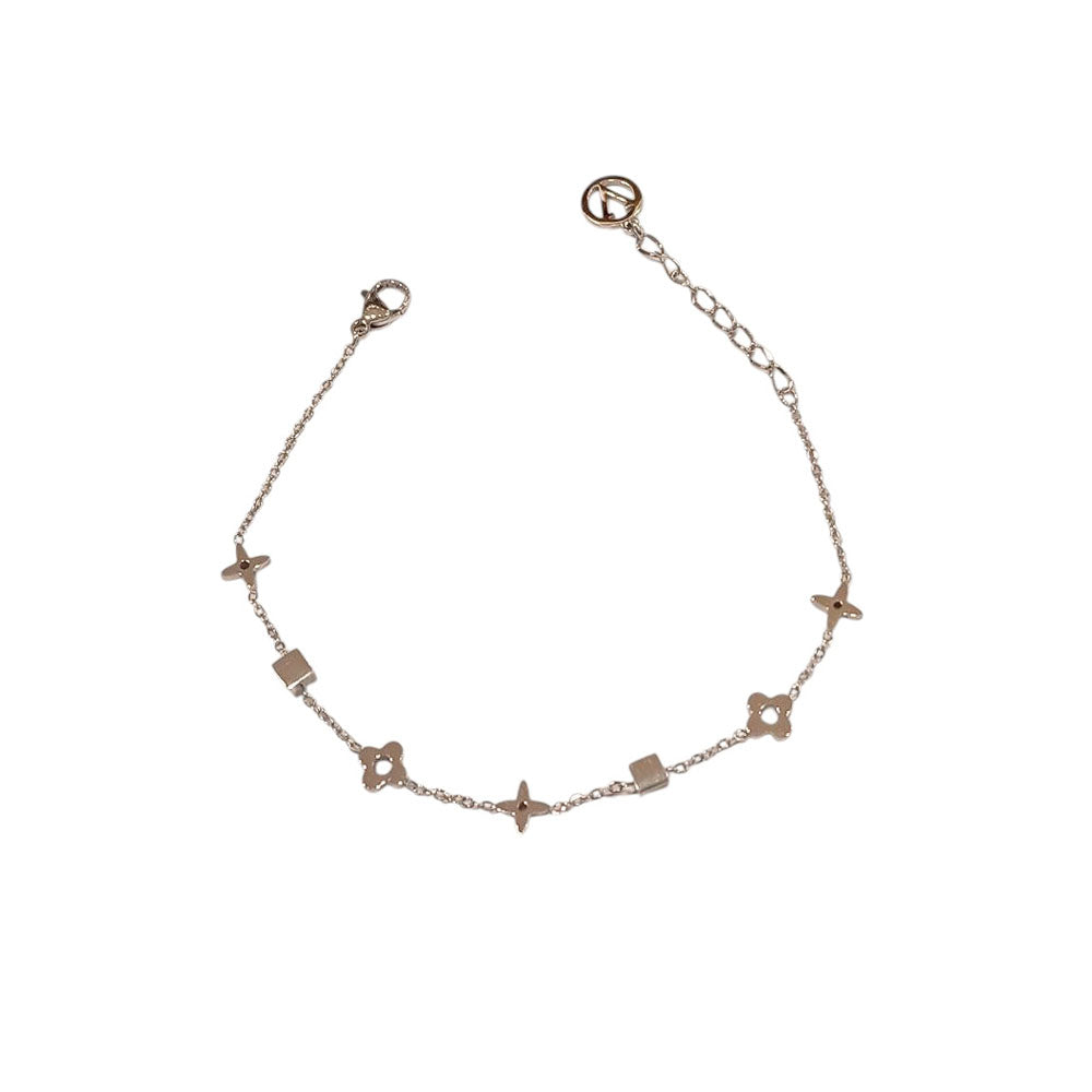 Βραχιόλι Ανοξείδωτο Ατσάλι με Γεωμετρικά Στοιχεία – Stainless Steel Bracelet with Geometric Elements