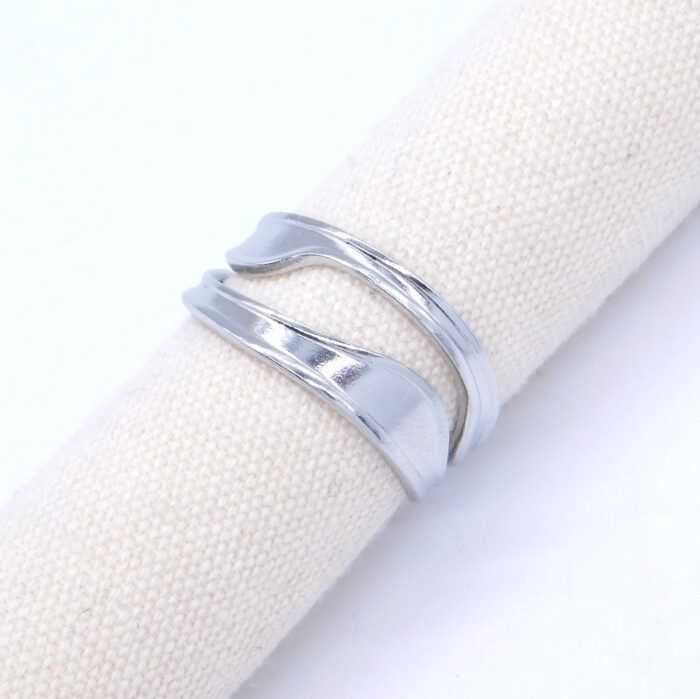 Ατσάλινο δαχτυλίδι melted