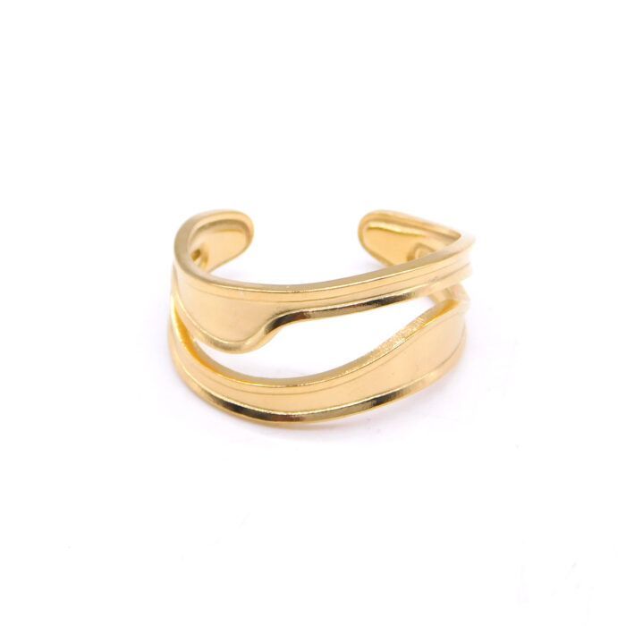 Ατσάλινο δαχτυλίδι melted