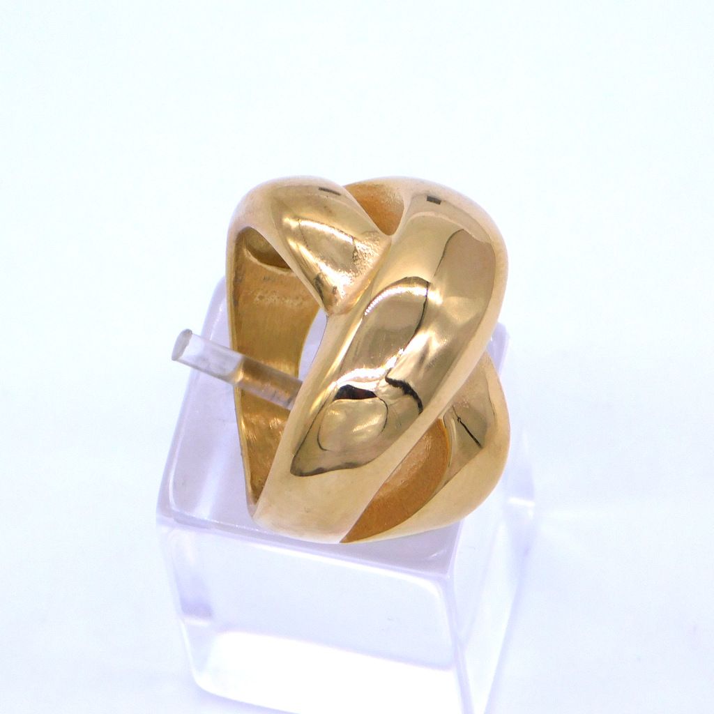 Δαχτυλίδι Ατσάλινο 316L σε σχήμα x | 316L Stainless Steel x-shaped Ring