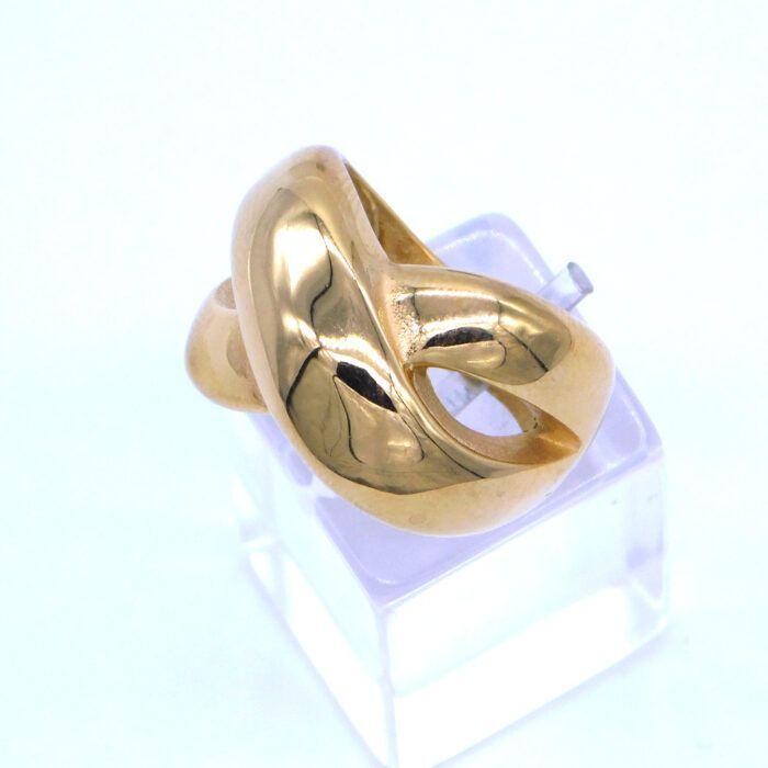 Δαχτυλίδι Ατσάλινο 316L σε σχήμα x | 316L Stainless Steel x-shaped Ring