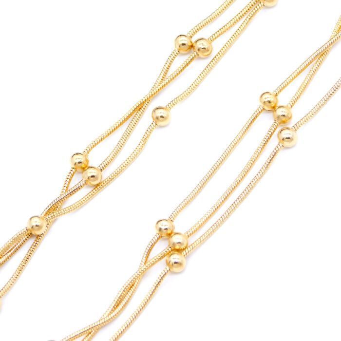 Ατσάλινο κολιέ TRIPLE | TRIPLE steel necklace