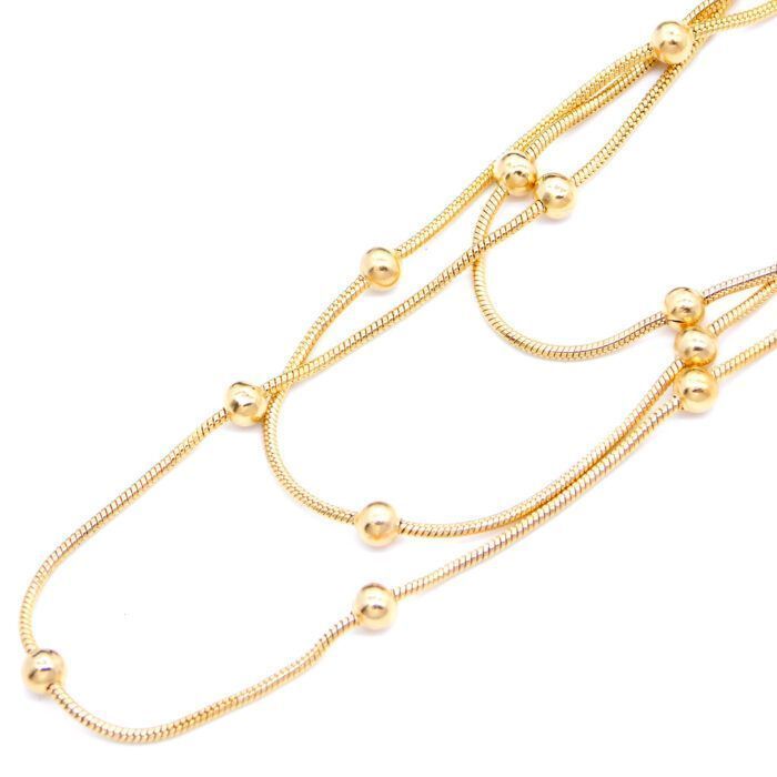 Ατσάλινο κολιέ TRIPLE | TRIPLE steel necklace