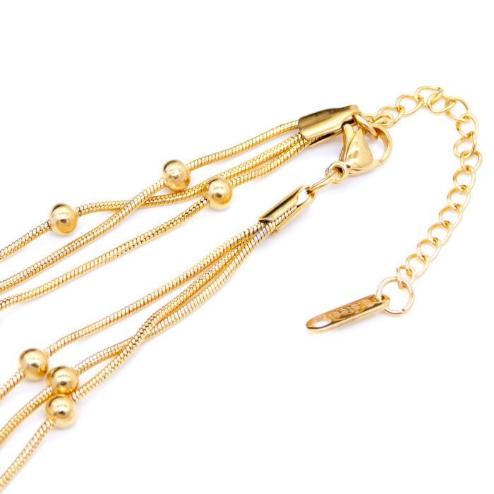 Ατσάλινο κολιέ TRIPLE | TRIPLE steel necklace