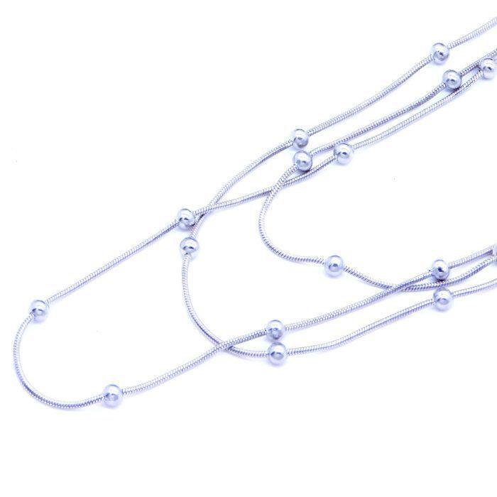 Ατσάλινο κολιέ TRIPLE | TRIPLE steel necklace