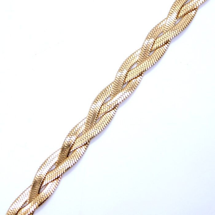 Ατσάλινο κολιέ τριπλής αλυσίδας | Triple chain steel necklace