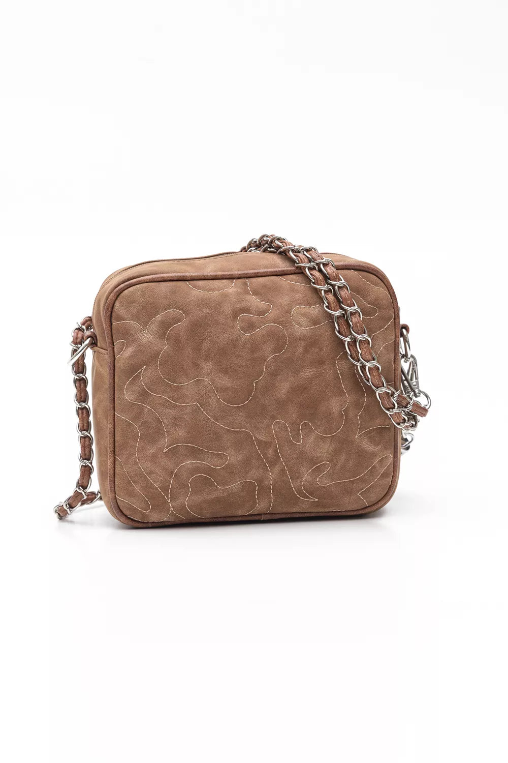 Τετράγωνη τσάντα με αλυσίδα και κυματοειδή γαζιά Fragola