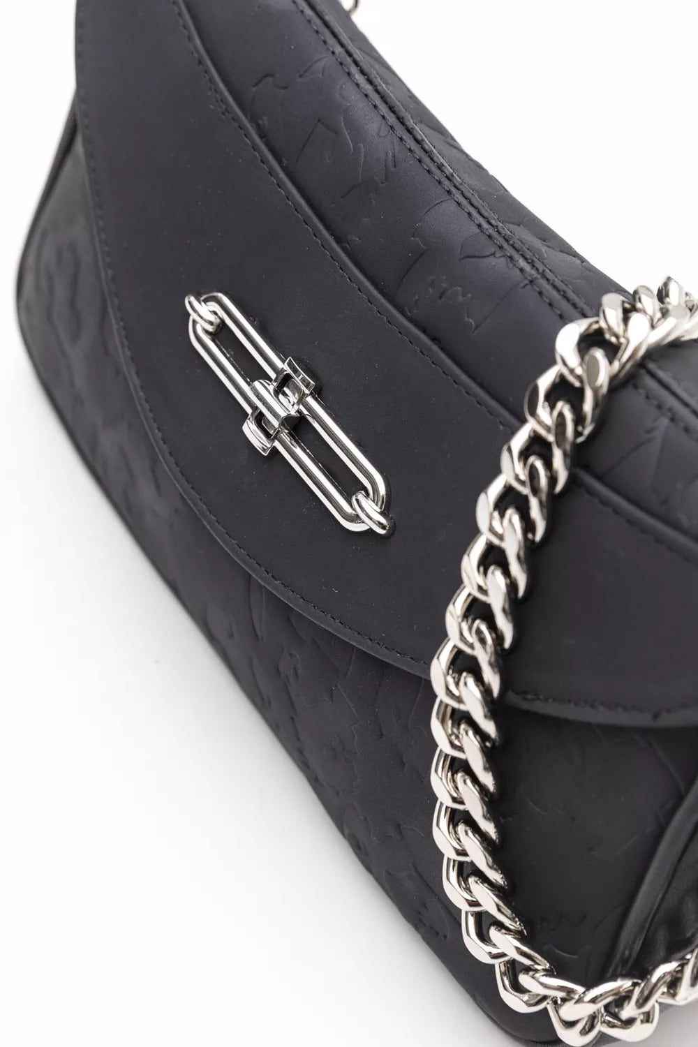 Elegant τσάντα με αλυσίδες με print