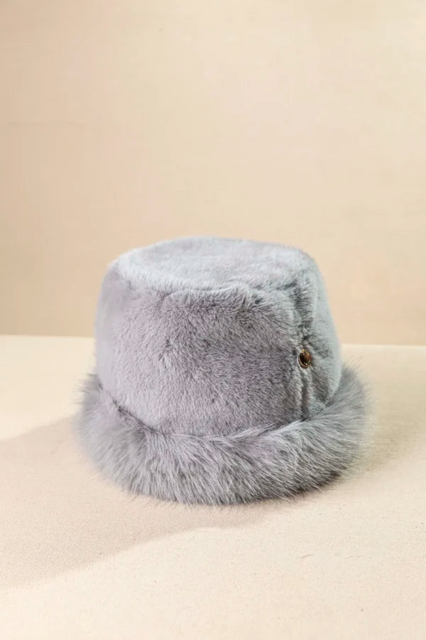Γυναικείο καπέλο από ακρυλική γούνα-FRAGOLA