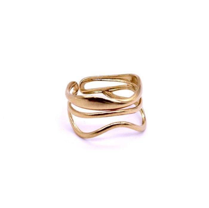 Ατσάλινο Δαχτυλίδι με Αυξομείωση Μεγέθους | Steel ring with adjustable size