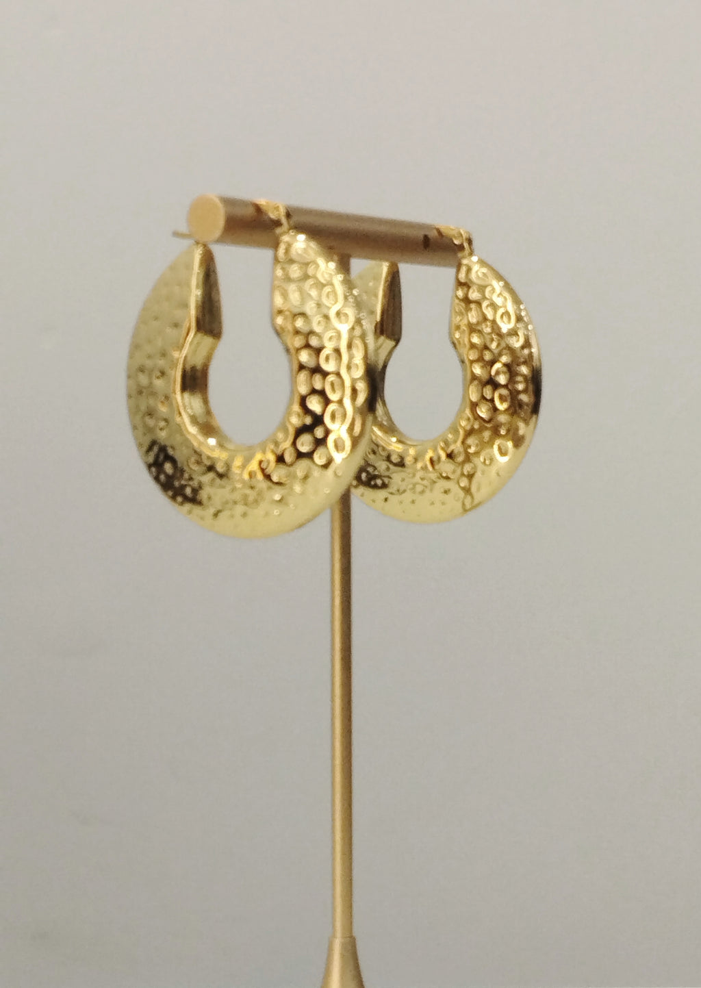 Σκουλαρίκια Σφυρήλατα Κρίκοι  | Hummered Hoop Earrings