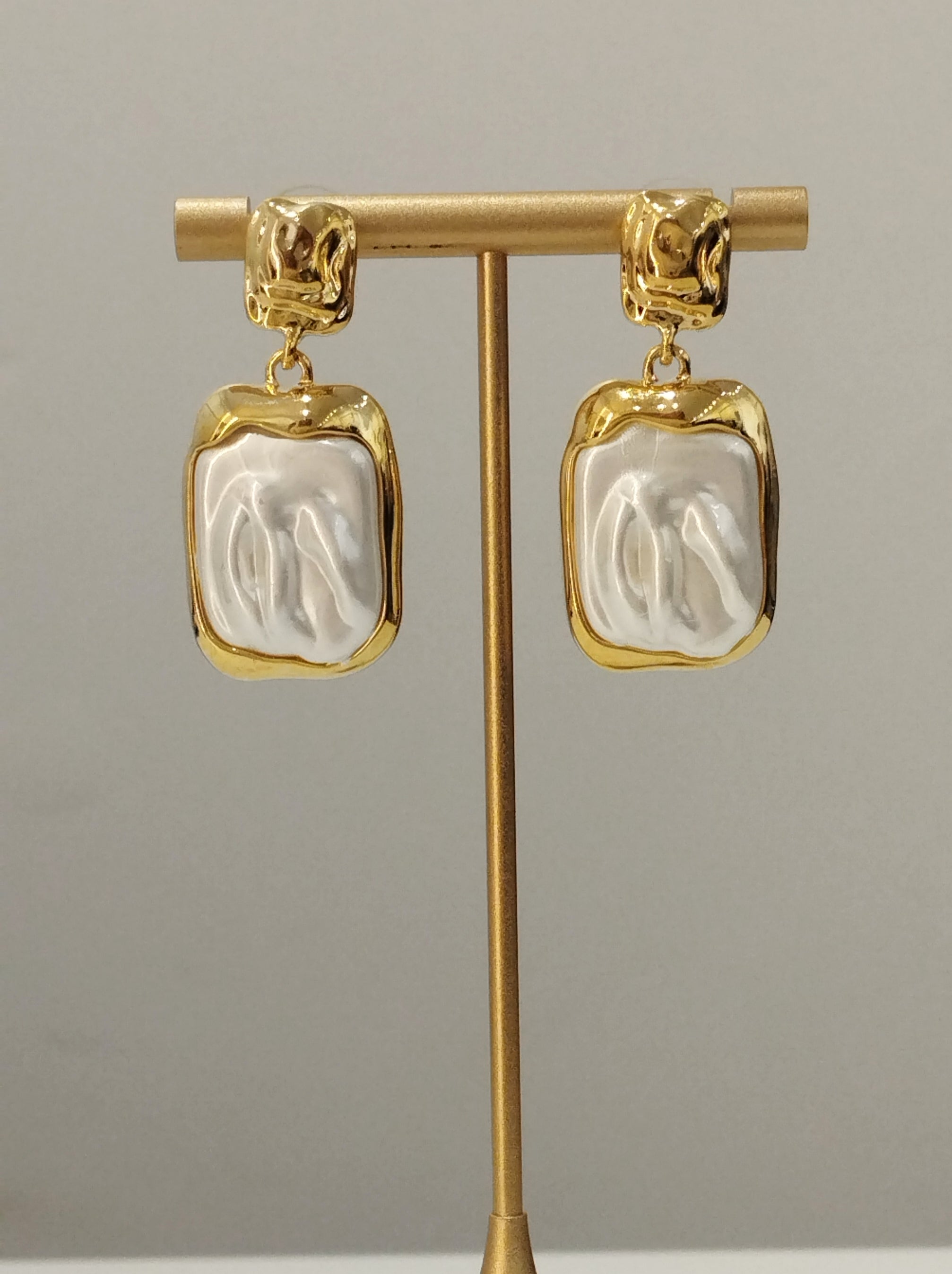 Γυναικεία Ατσάλινα Κρεμαστά Σκουλαρίκια | Women's Steel Dangle Earrings