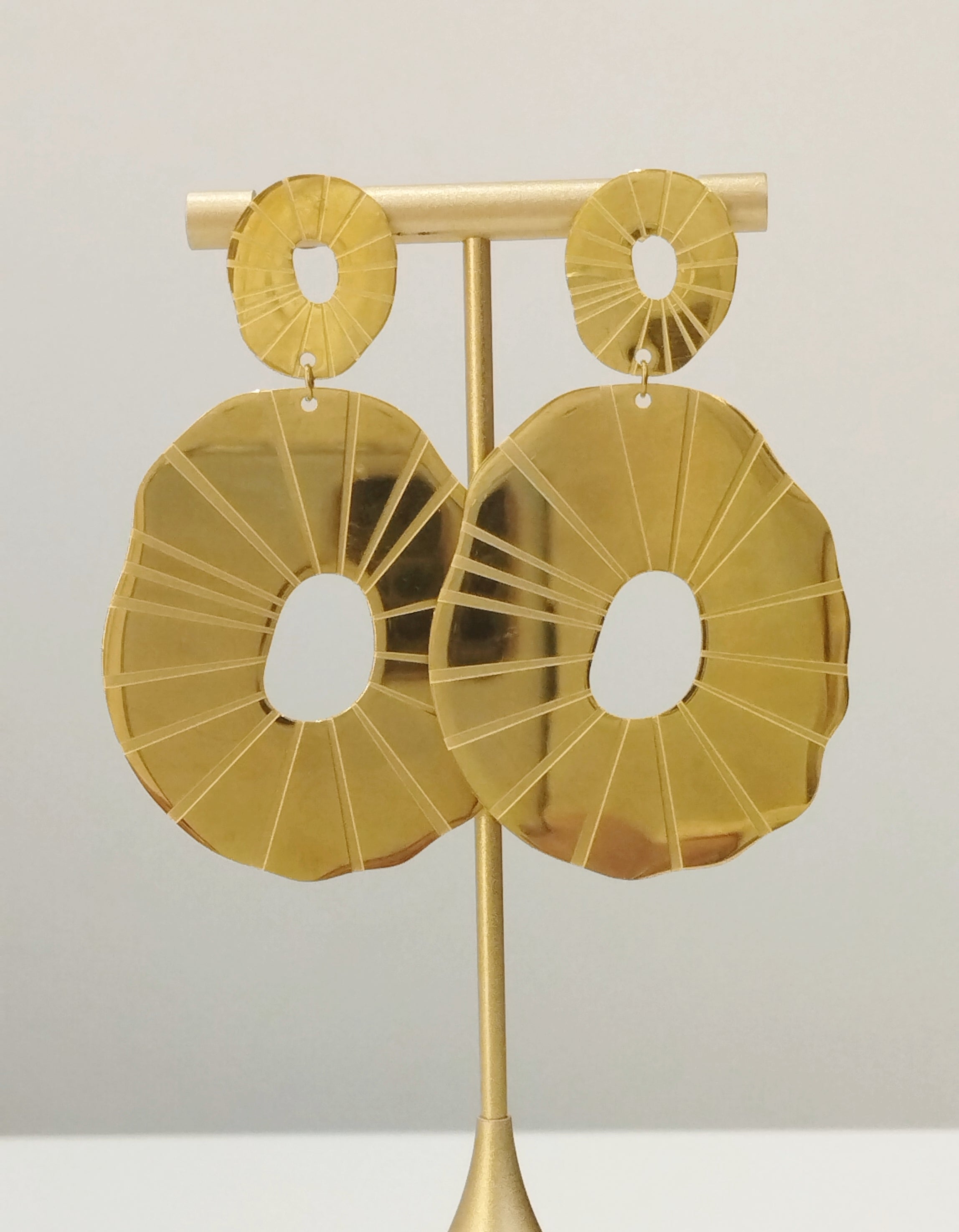 Γυναικεία Ατσάλινα Κρεμαστά Σκουλαρίκια | Women's Steel Dangle Earrings