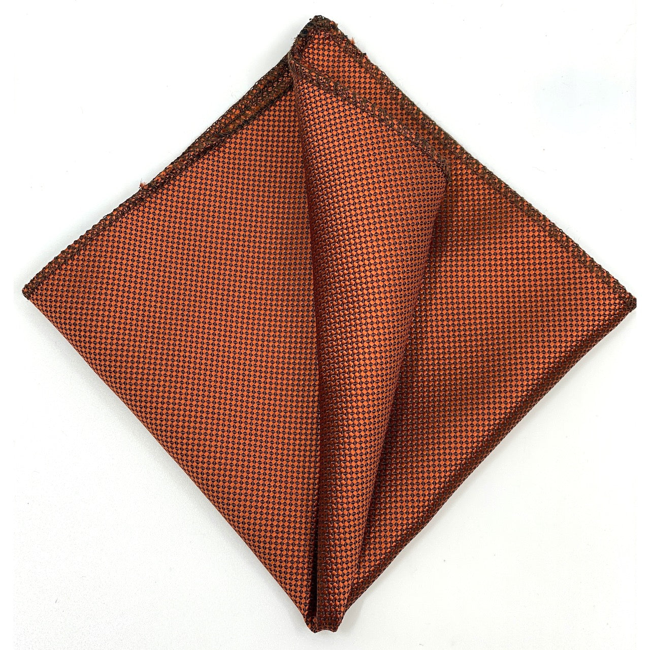 Παπιγιόν Τύπου Oxford Σετ με Μαντήλι σε Χρώμα Χαλκού