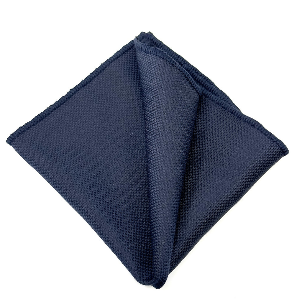 Σκούρο Μπλε Παπιγιόν Τύπου Oxford Σετ με Μαντήλι