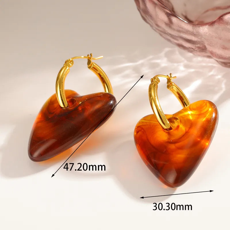 Γυναικεία Σκουλαρίκια σε σχήμα καρδιάς