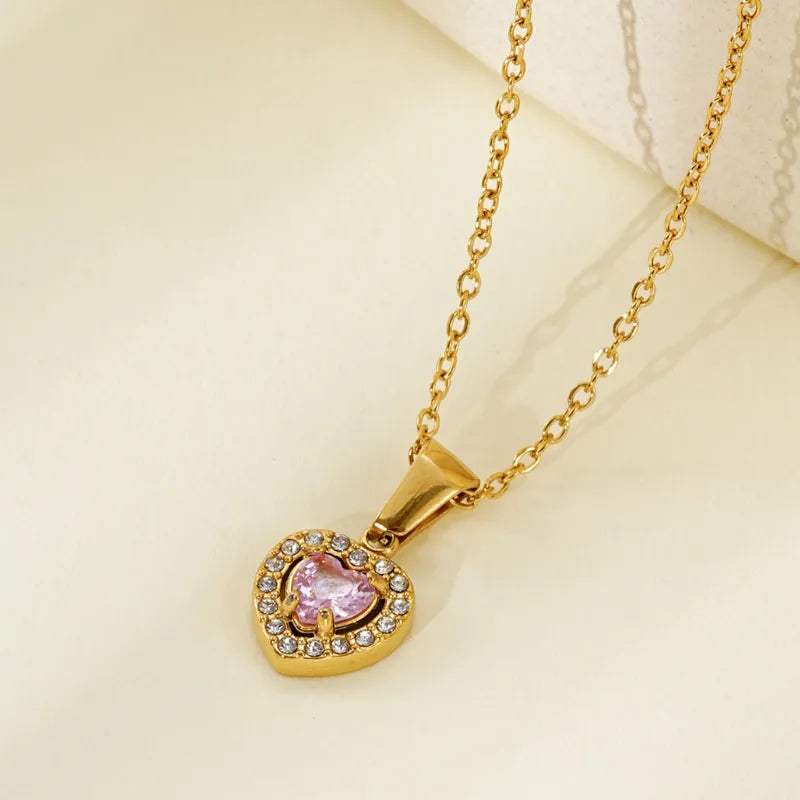 Γυναικείο κολιέ σε σχήμα καρδιάς