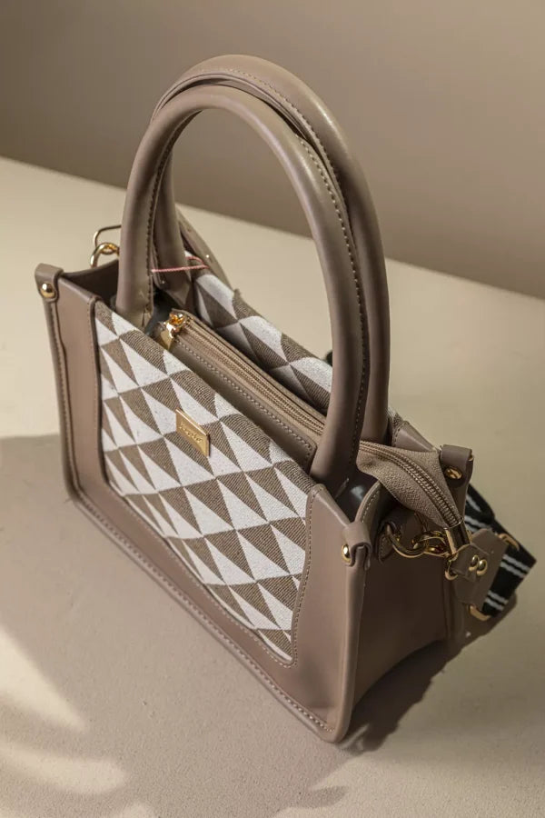 Tote bag μεσαίου μεγέθους Pyramids - Fragola