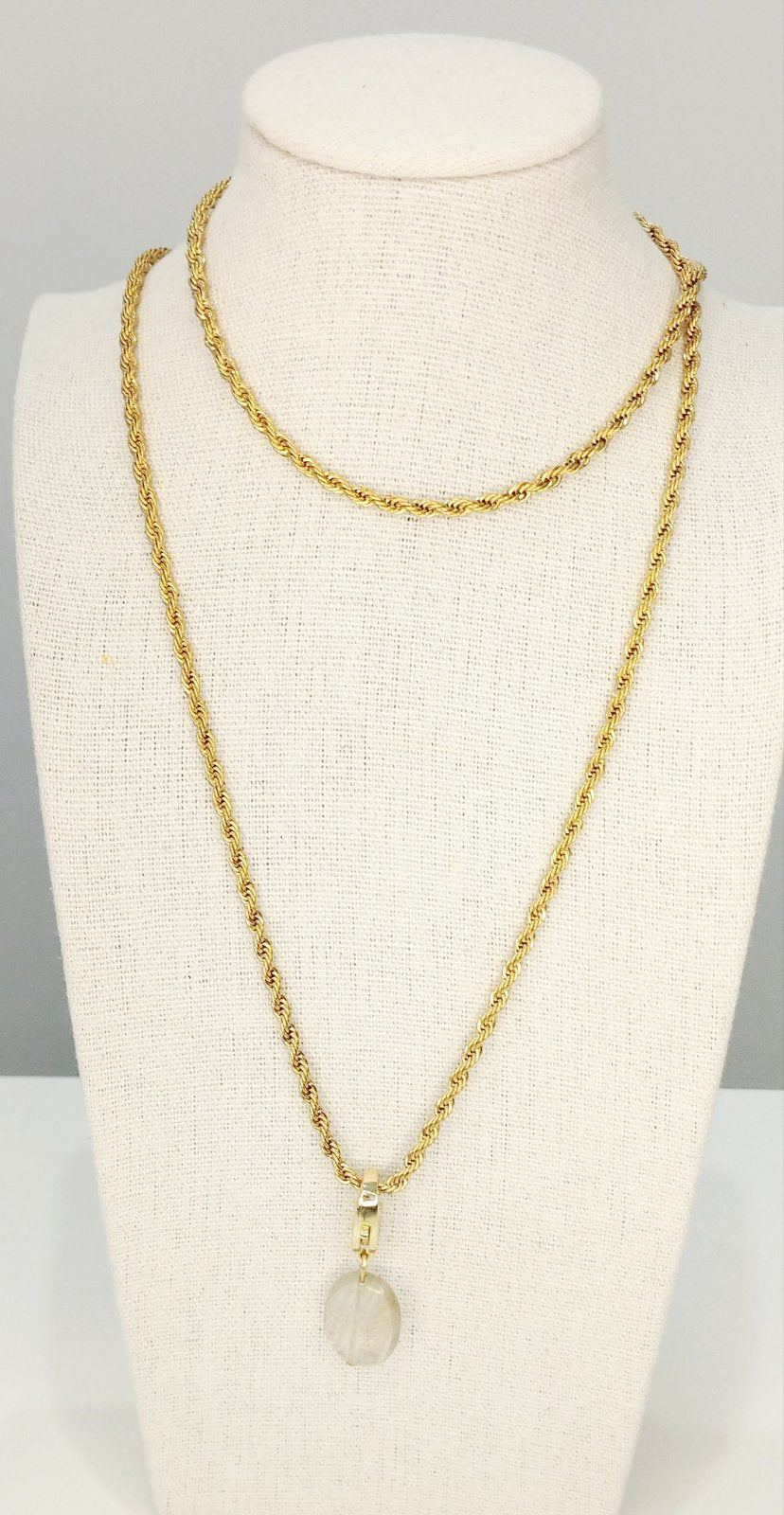 Χειροποίητο Κολιέ Με Πέτρα Χρυσόλιθου