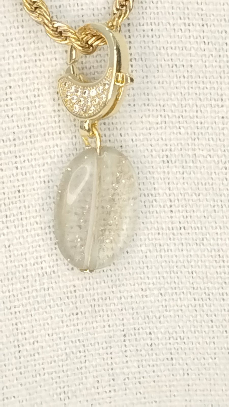 Χειροποίητο Κολιέ Με Πέτρα Χρυσόλιθου