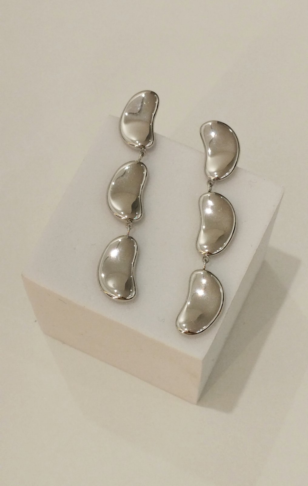 Γυναικεία Ατσάλινα Κρεμαστά Σκουλαρίκια | Women's Steel Dangling Earrings