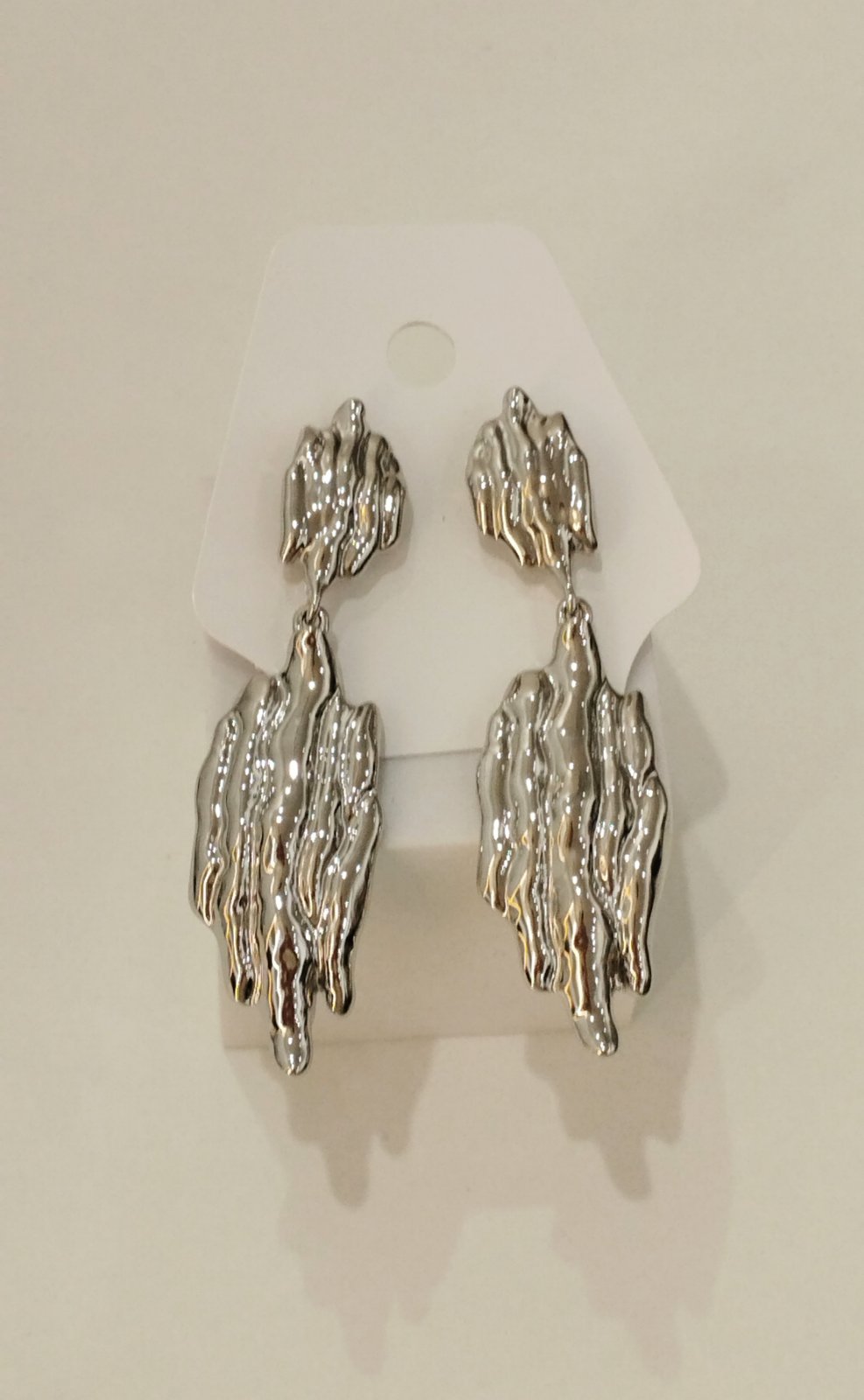 Γυναικεία Ατσάλινα Κρεμαστά Σκουλαρίκια | Women's Steel Dangle Earrings