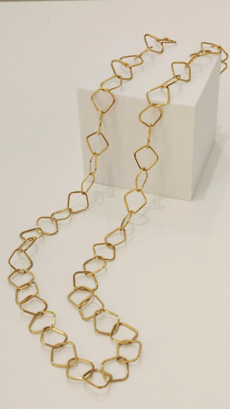 Μακριά Ατσάλινη Χρυσή αλυσίδα | Long Stainless Steel  Gold Necklace
