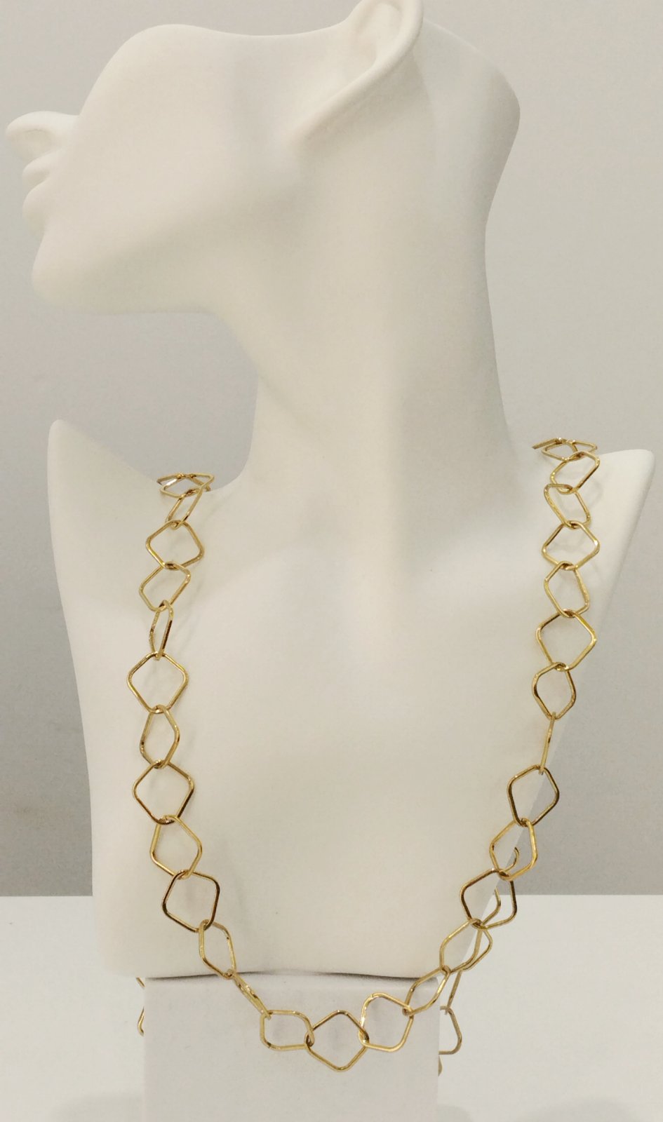 Μακριά Ατσάλινη Χρυσή αλυσίδα | Long Stainless Steel  Gold Necklace