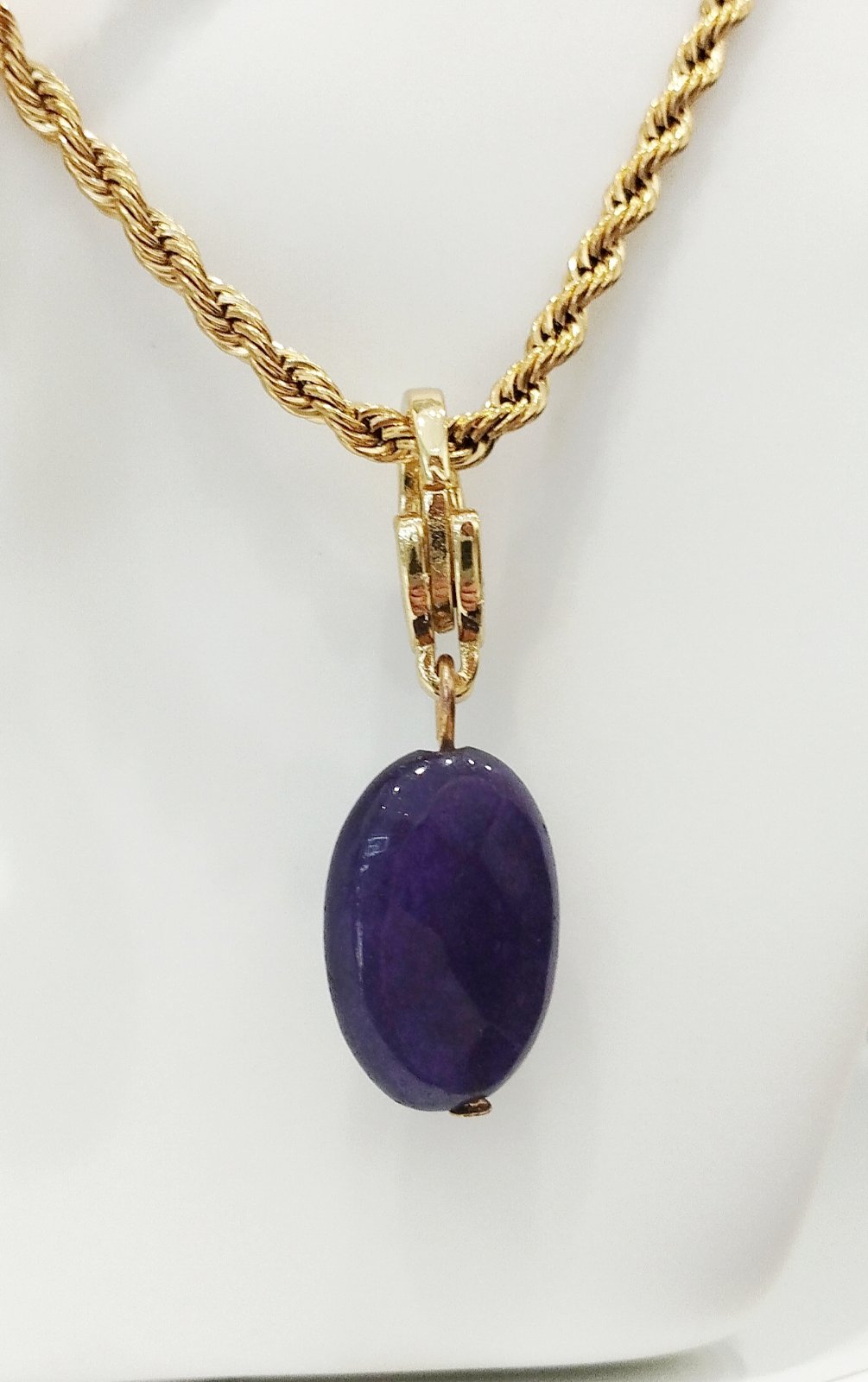 Χειροποίητο Κολιέ με Μακριά Ατσάλινη Αλυσίδα