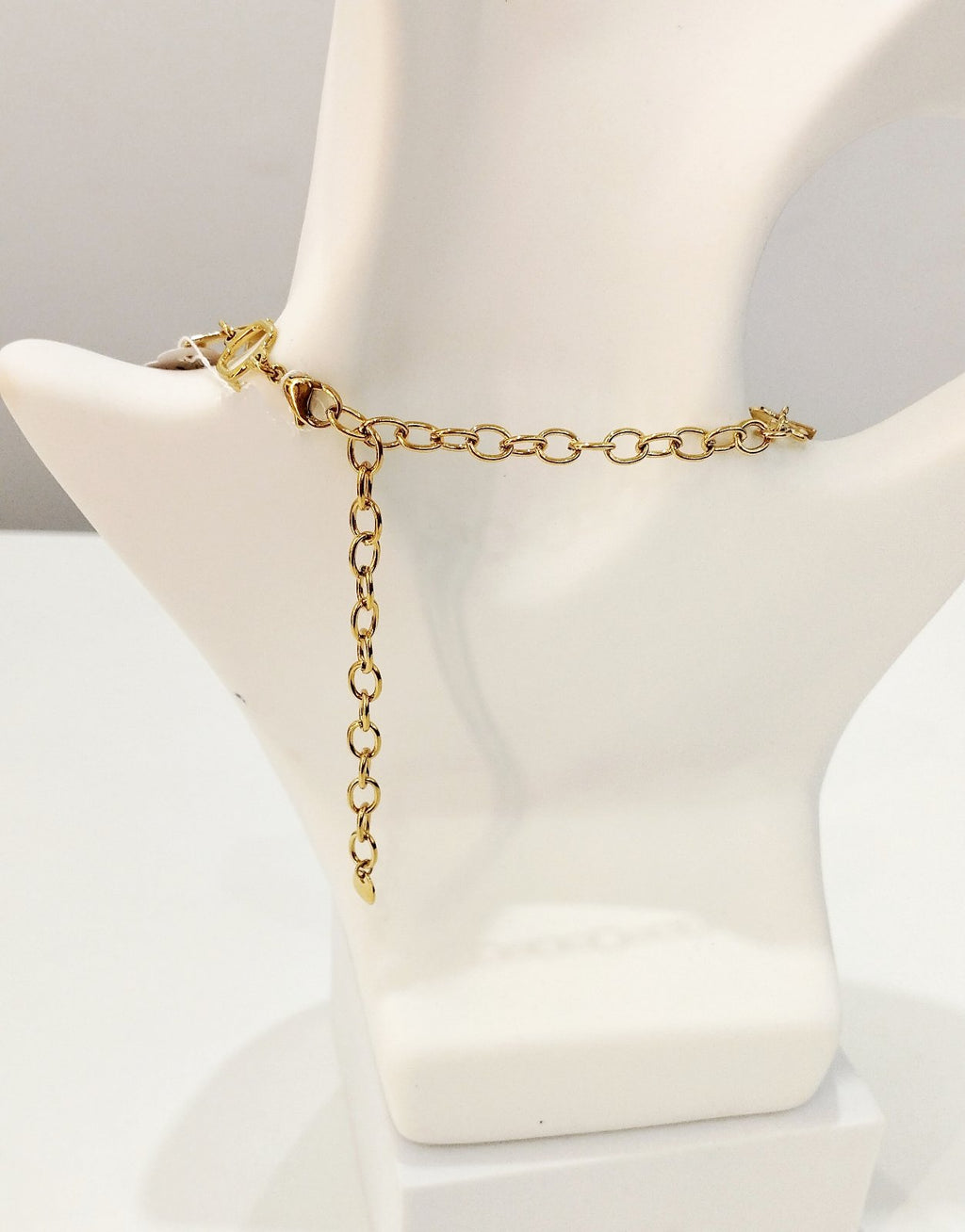 Κολιέ ατσάλινο με σφυρήλατα παραλληλόγραμμα